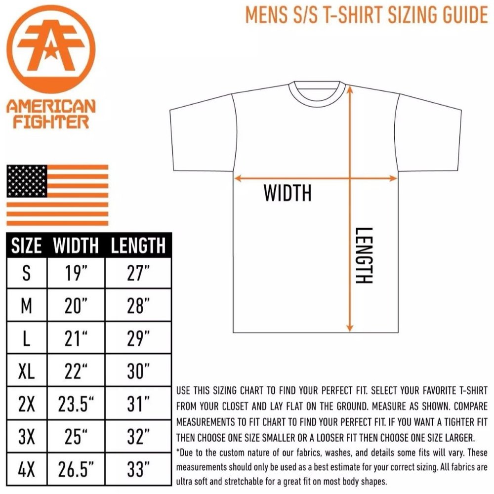 AMERICAN FIGHTER Men's T-Shirt HUNTSVILLE TEE Blue - Picture 3 of 3